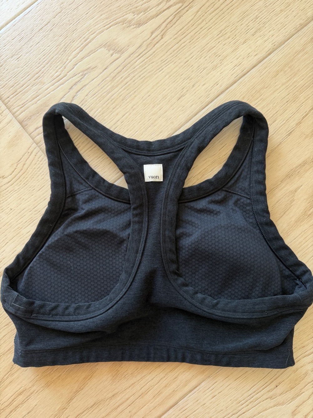 Vuori Black Racerback Performance Bra - Picture 2 of 2